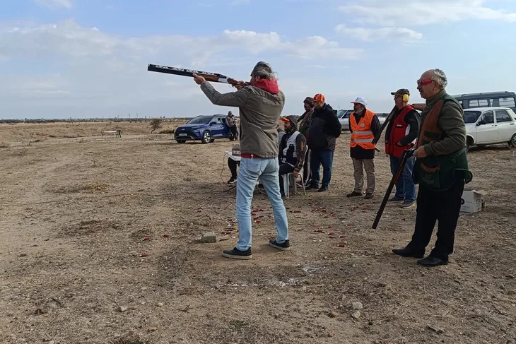 Edirne Enez’de trap atışları yapıldı